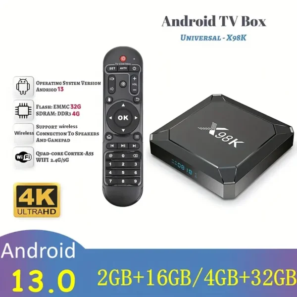 X98K für Android 13.0 Smart TV Box – Bild 2