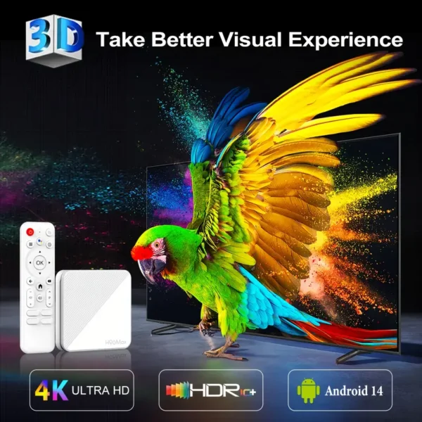 H96 Max H313 – 4K Android 14 Smart TV Box – Bild 5